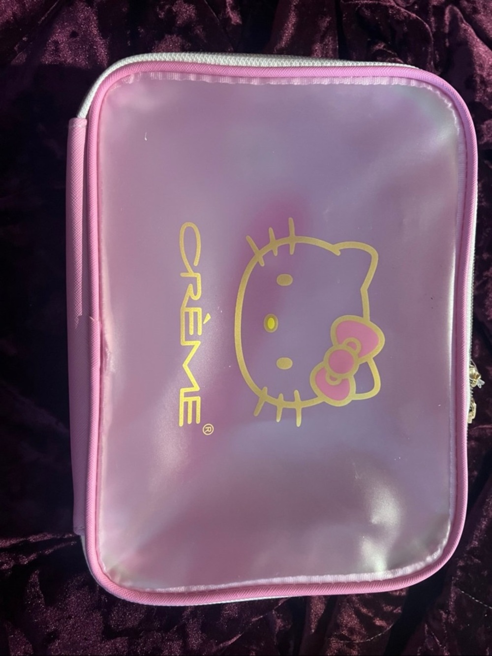 Crème Hello Kitty Pink Makeup Bag